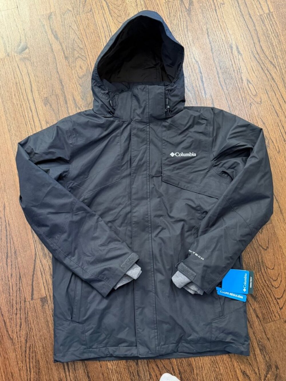 Columbia Men's Bugaboo III Fleece Interchange Jacket Black S NWT 3-in-1 Omni-Hea